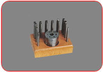 Punch  Set  of  16  &  Riveting Stand