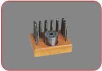 Punch Set of 16 & Riveting Stand